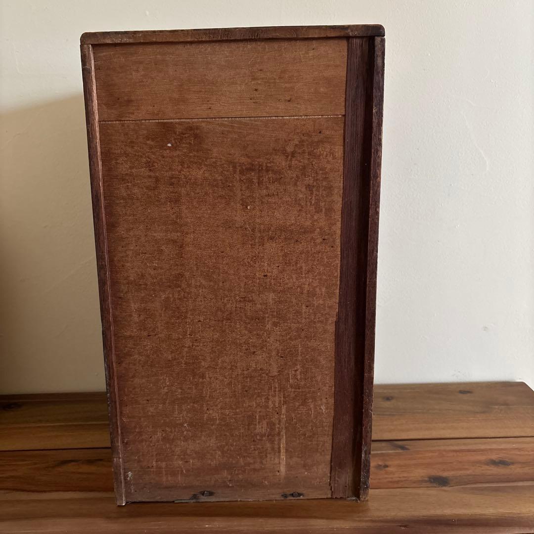 【専用です】　　アンティーク　引き出し7段 小物入れ 古道具 木製 昭和　レトロ