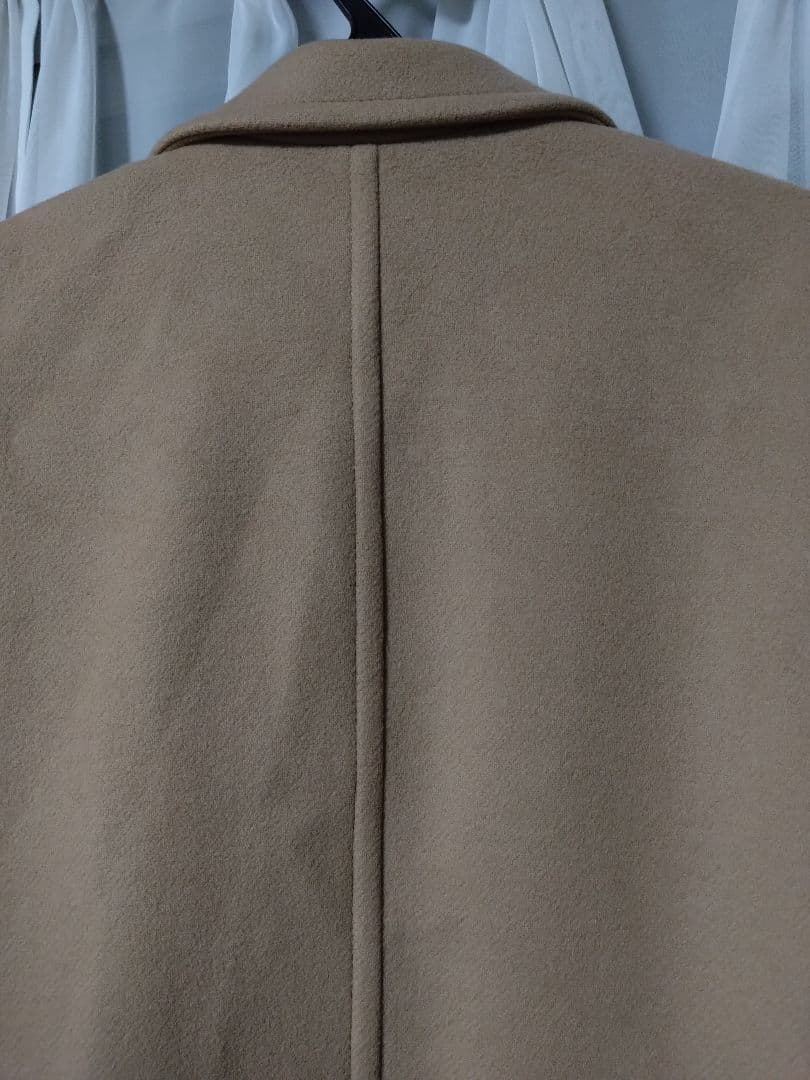 ICB Shell Melton チェスターコート ロング丈 キャメル