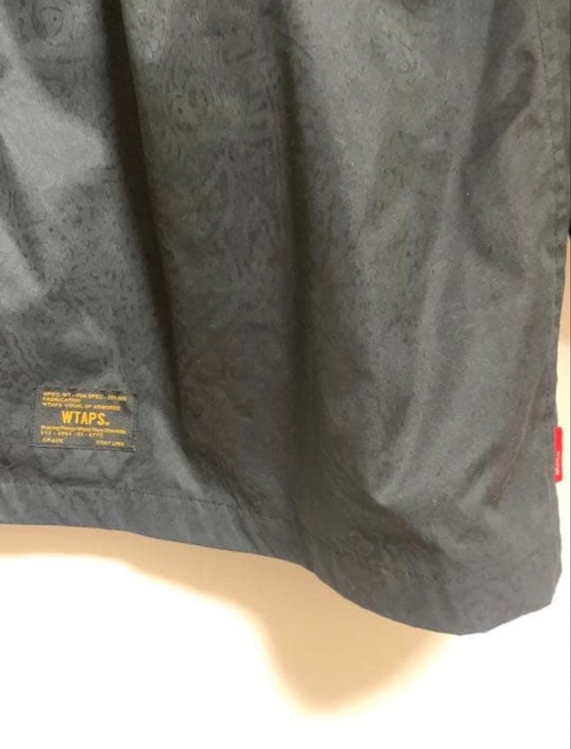 WTAPS ペイズリー柄 ロングコーチジャケット