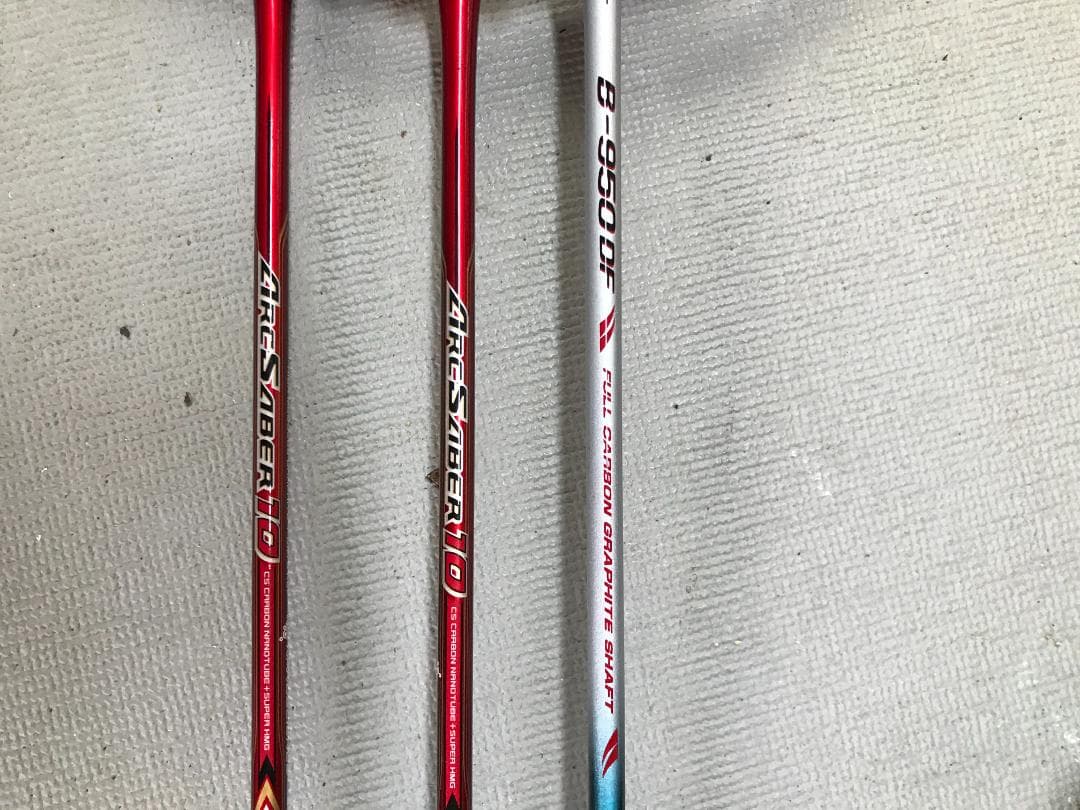 YONEX バドミントンラケット 3本セット ケース付
