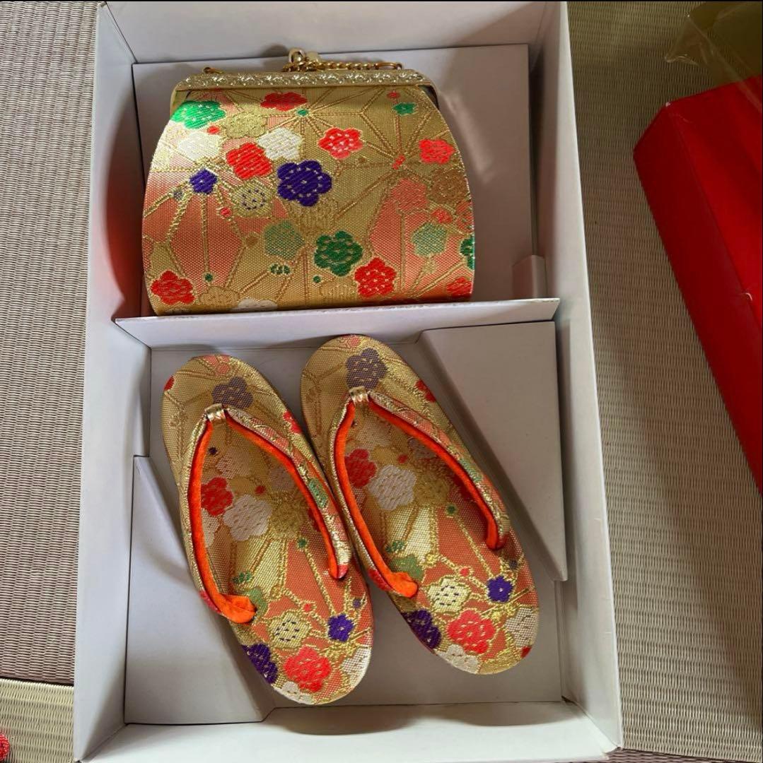 七五三フルセット　7歳　着物　四つ身　作り帯