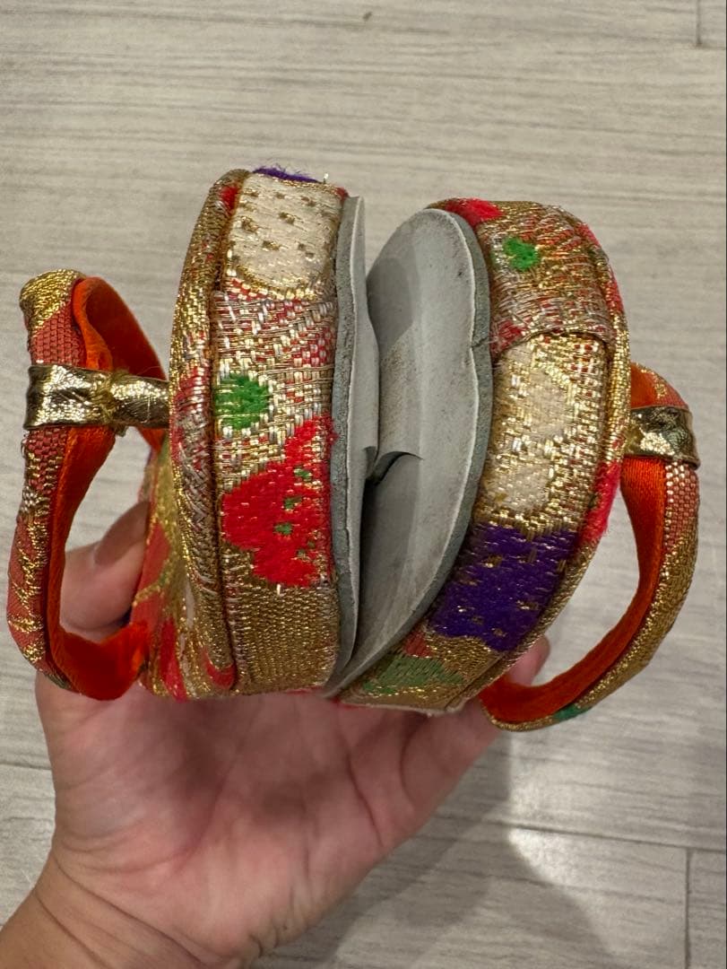 七五三フルセット　7歳　着物　四つ身　作り帯