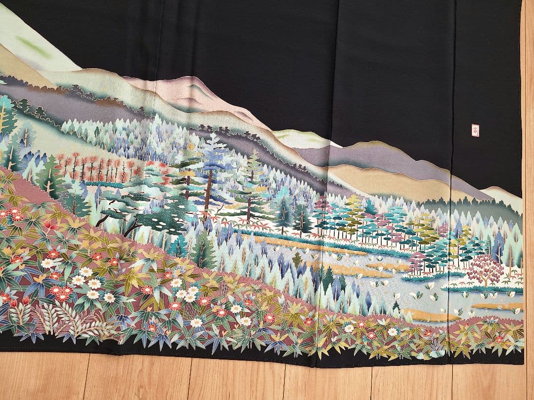 着物リメイクワンピース3701