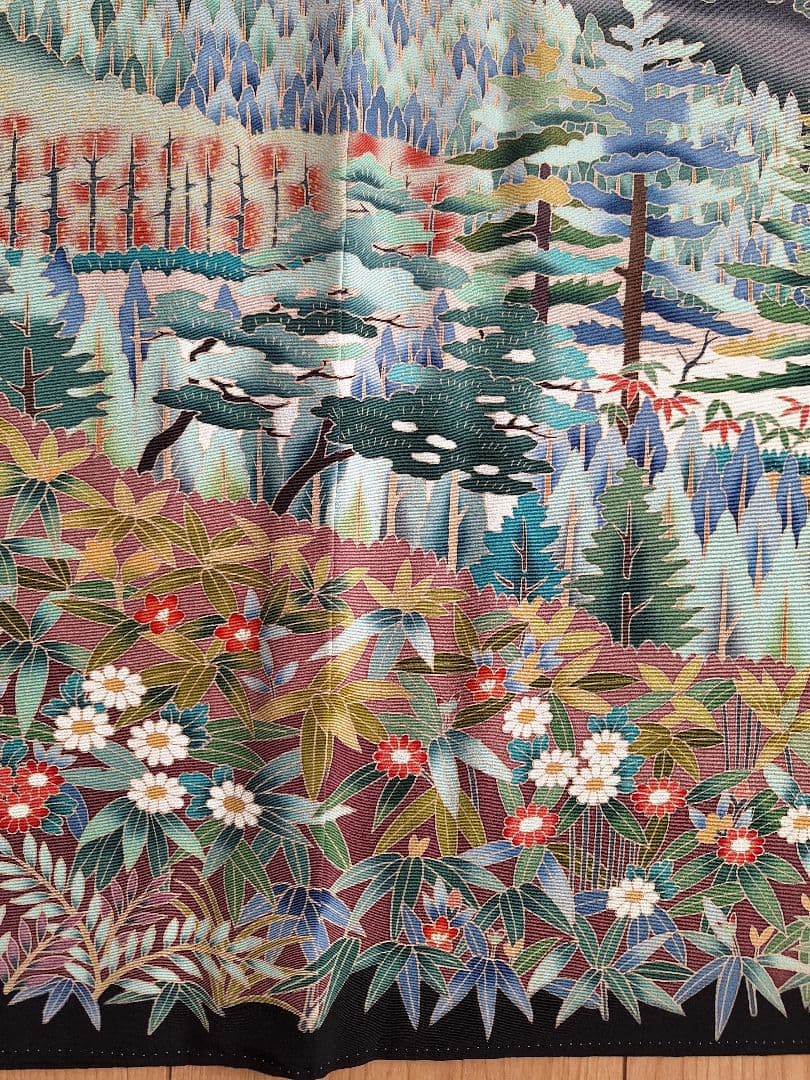 着物リメイクワンピース3701