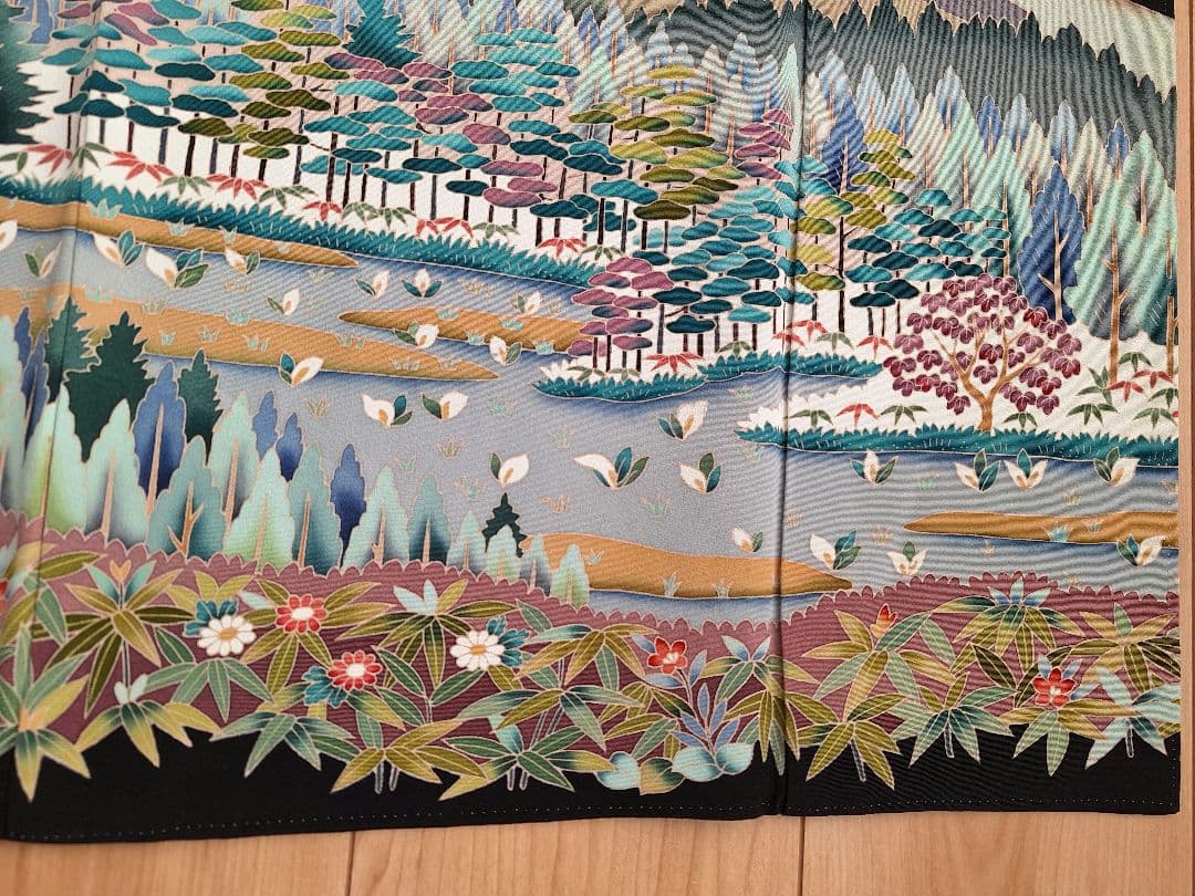 着物リメイクワンピース3701