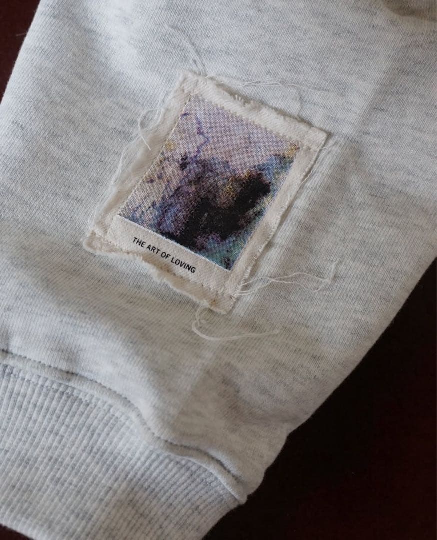 トップス Ludas Half Zip Art Sweatshirt M