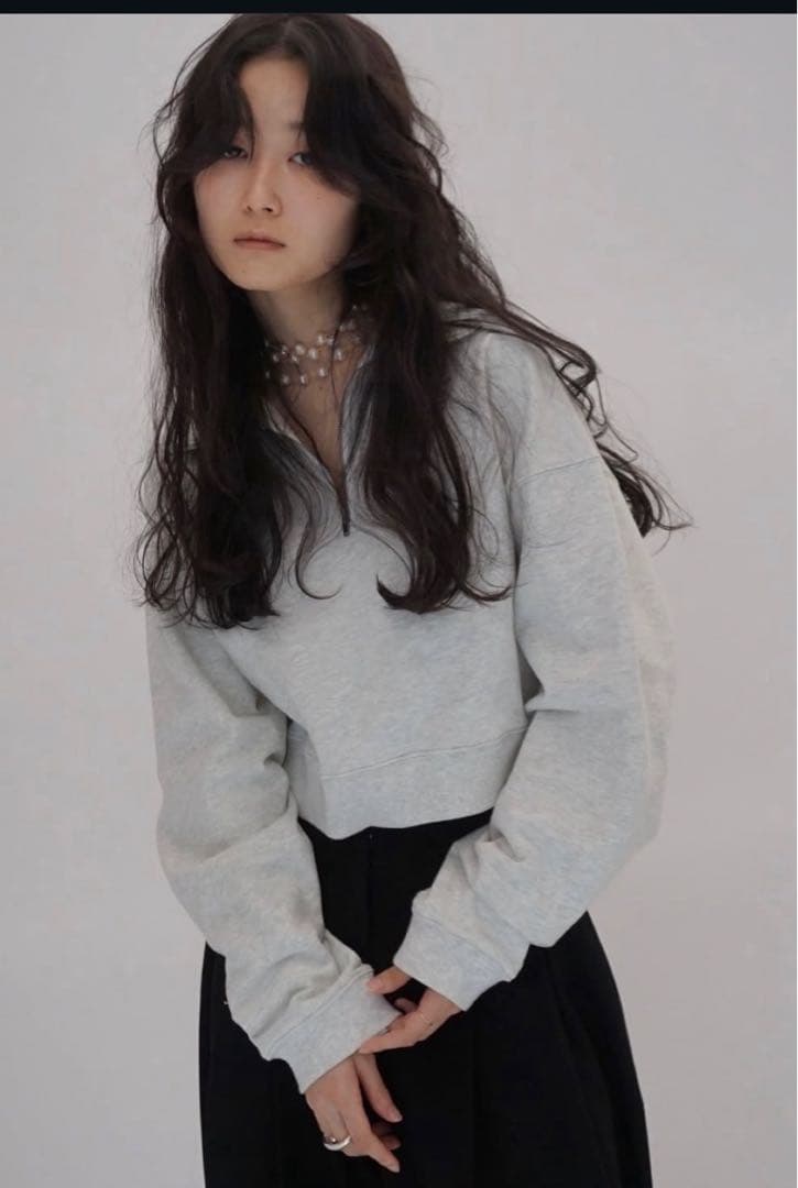 トップス Ludas Half Zip Art Sweatshirt M