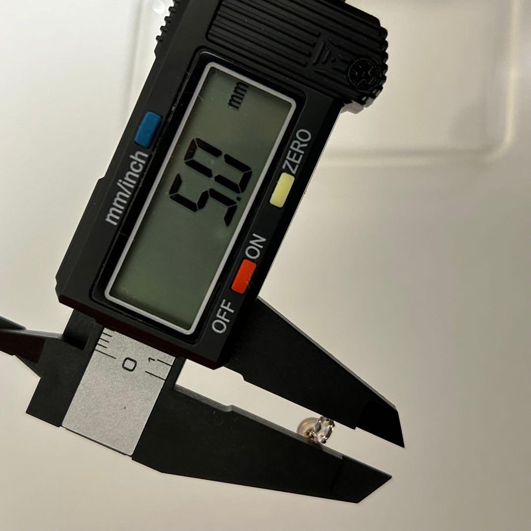 新品　モルガナイト　k18PG 一粒ピアス　0.18ct×2 スタッドピアス