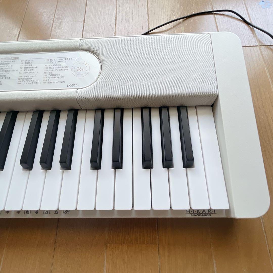 【美品】CASIO カシオトーン 電子キーボードLK-526 2022年製