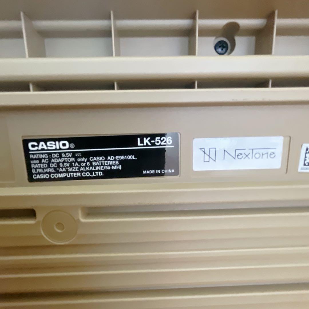 【美品】CASIO カシオトーン 電子キーボードLK-526 2022年製