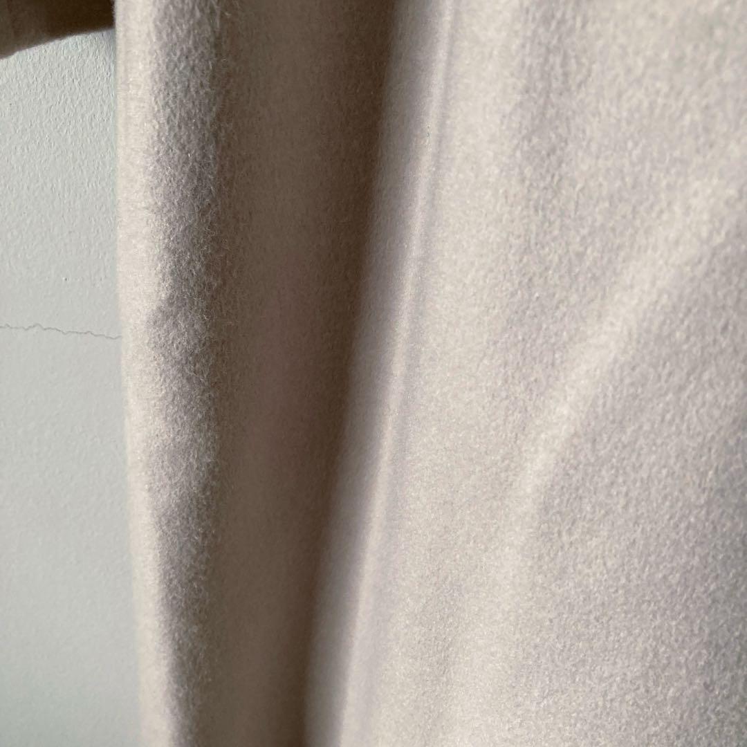 ポールカ＊上質カシミヤアンゴラウールコート＊ミルクベージュ