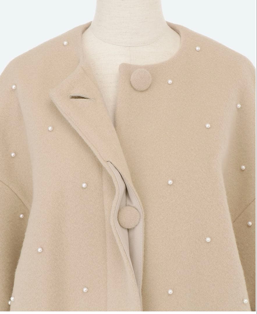 Tsuru by Mariko Oikawa パール コート トープ