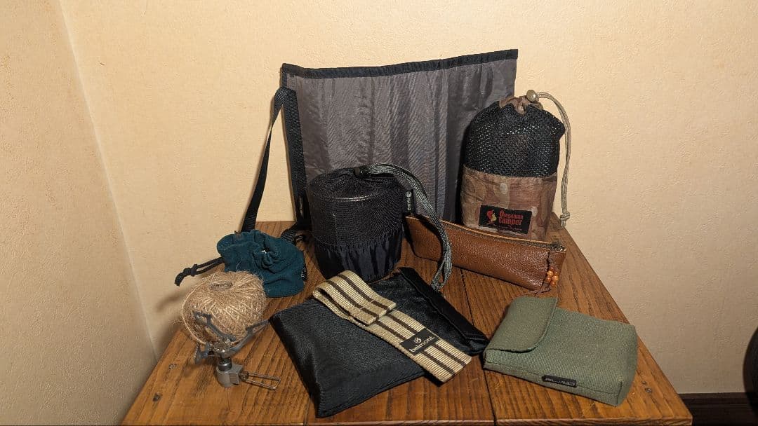 ソロキャンプ道具　ブッシュクラフトスタイル