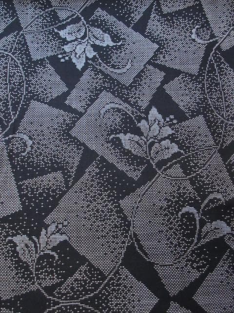 新古品！純泥染＊７マルキ＊本場奄美大島紬＊祝義満＊高級＊着物＊１６４ｃｍ＊裄６８