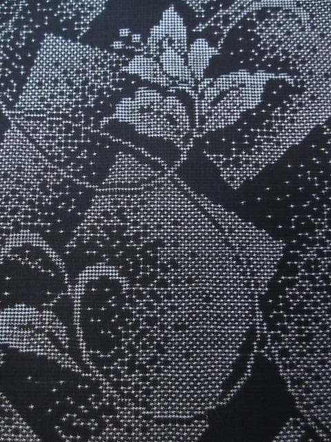 新古品！純泥染＊７マルキ＊本場奄美大島紬＊祝義満＊高級＊着物＊１６４ｃｍ＊裄６８