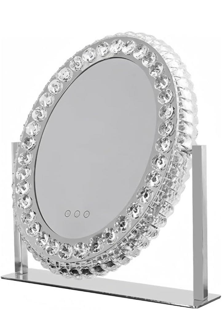 女優ミラー　ハリウッドミラー ライト　クリスタルミラー　卓上ミラー