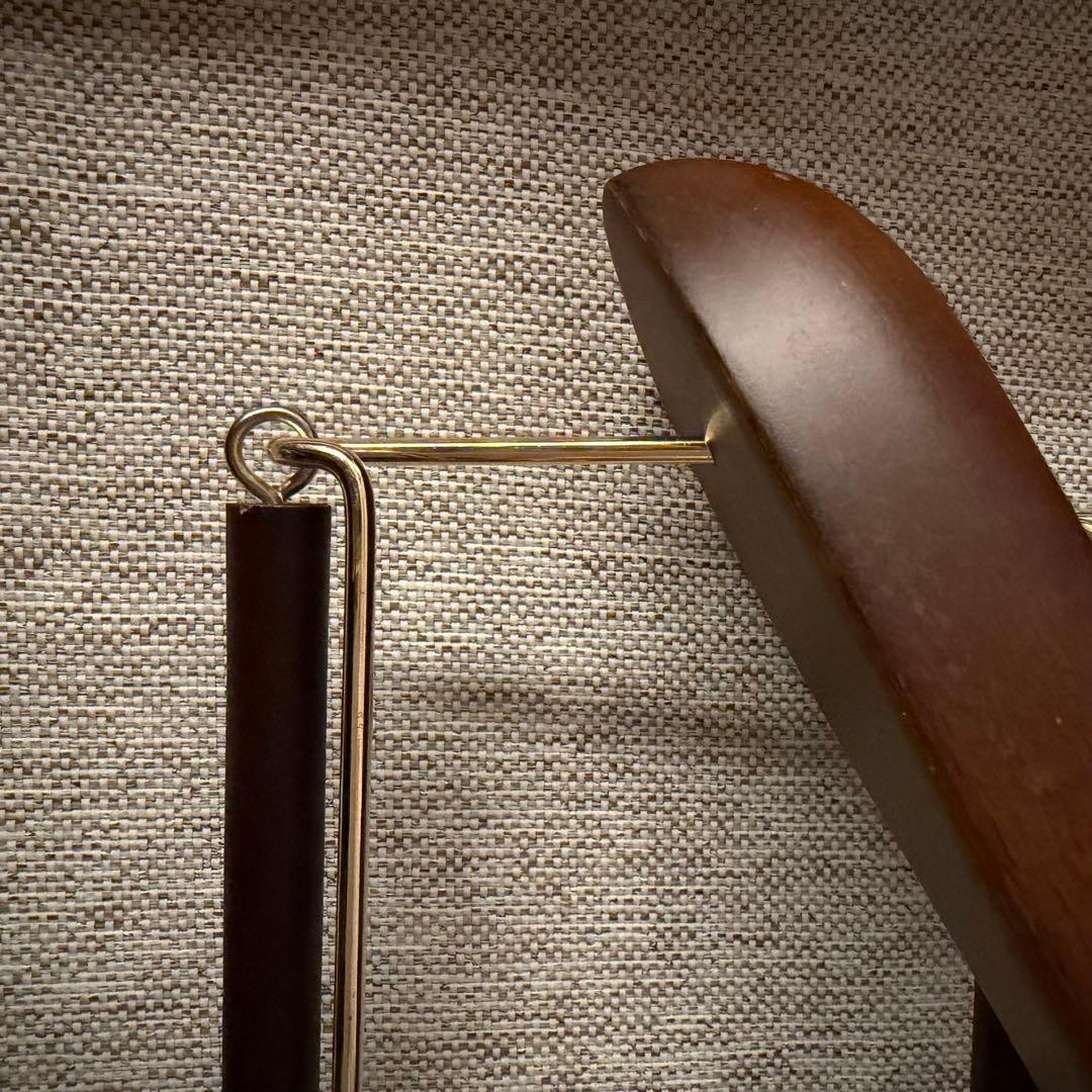 長塩産業　ながしお HNO木製ハンガー　幅40cm スライドバー付　12本セット