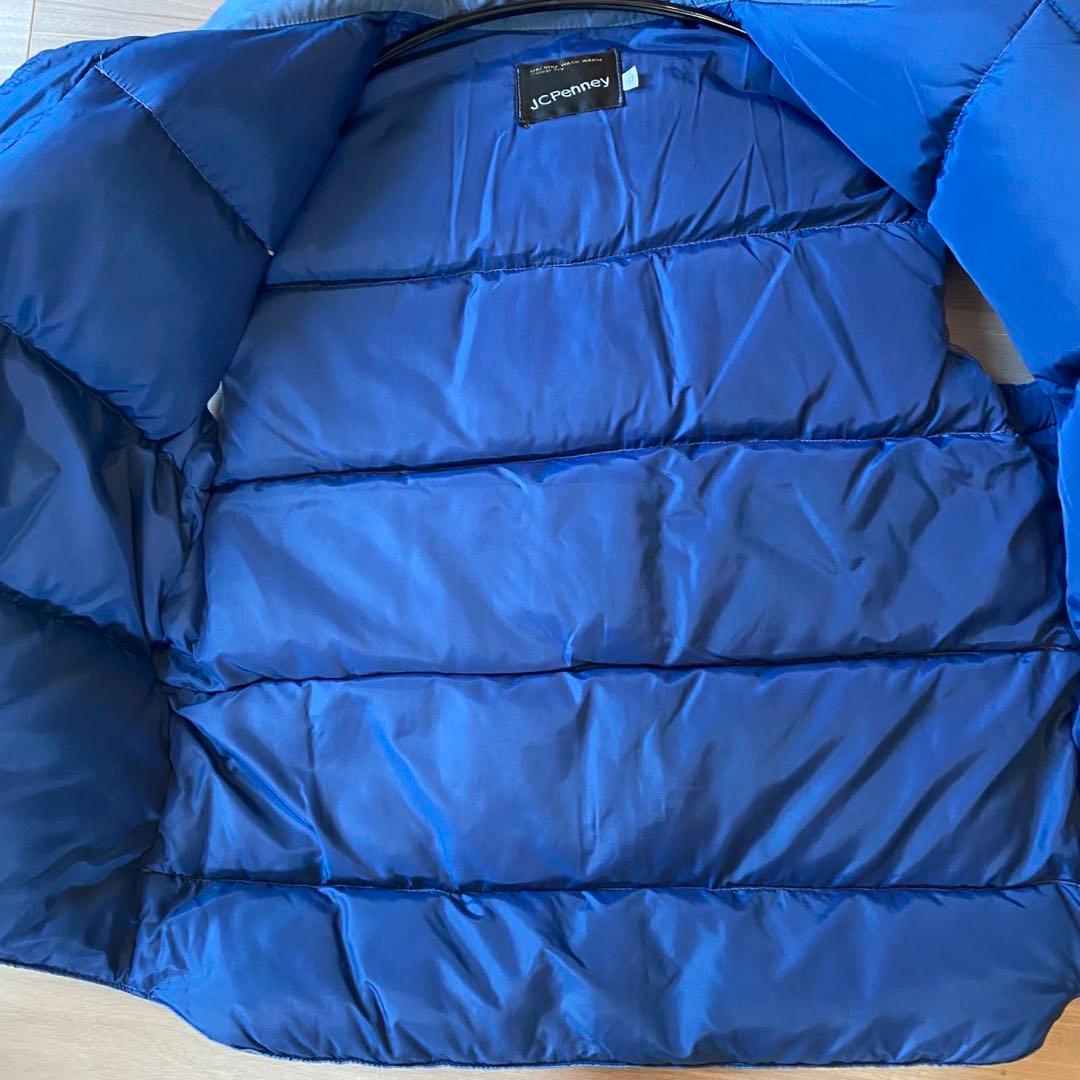 古着 70s.80'S JCPENNY ハイネック ダウンベスト スナップボタン