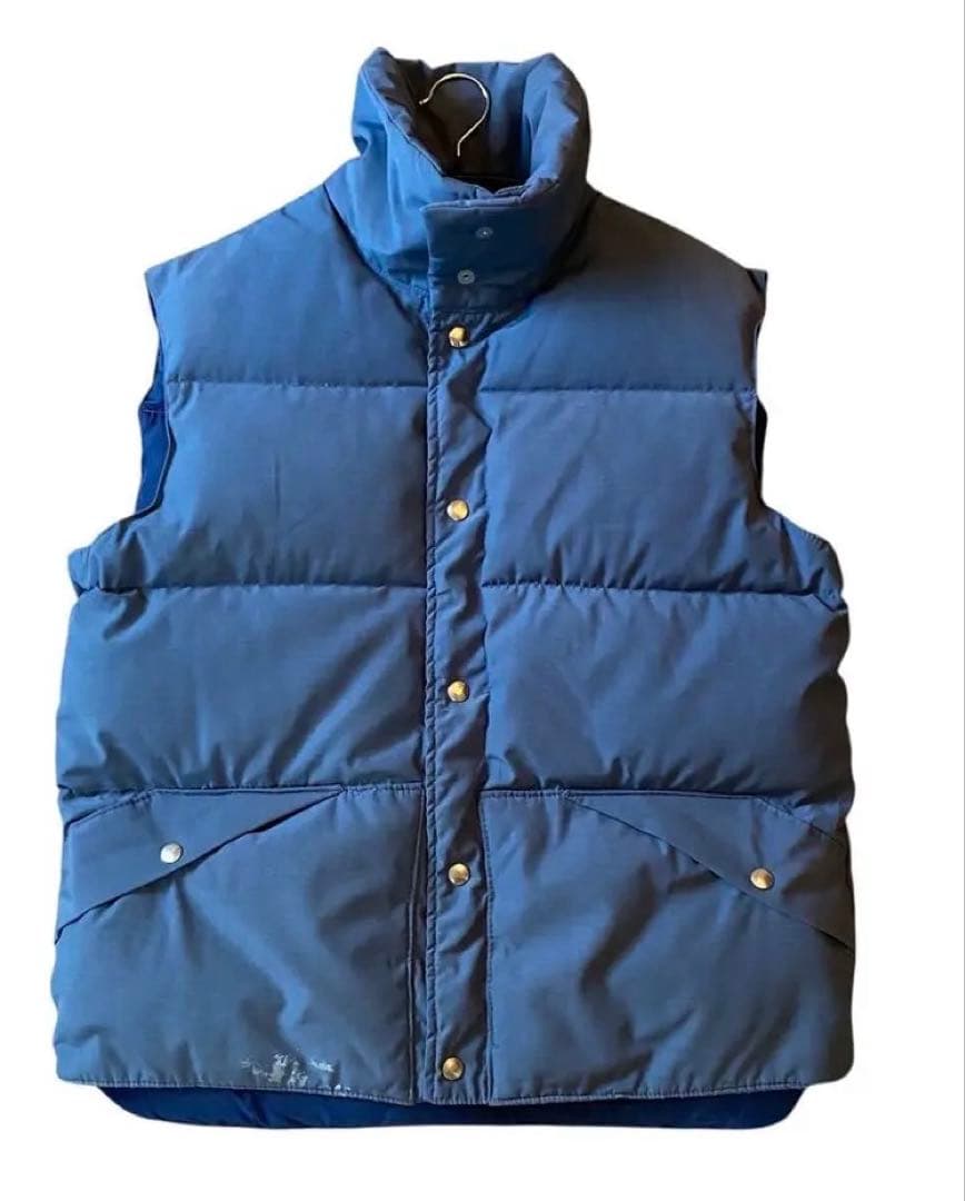 古着 70s.80'S JCPENNY ハイネック ダウンベスト スナップボタン