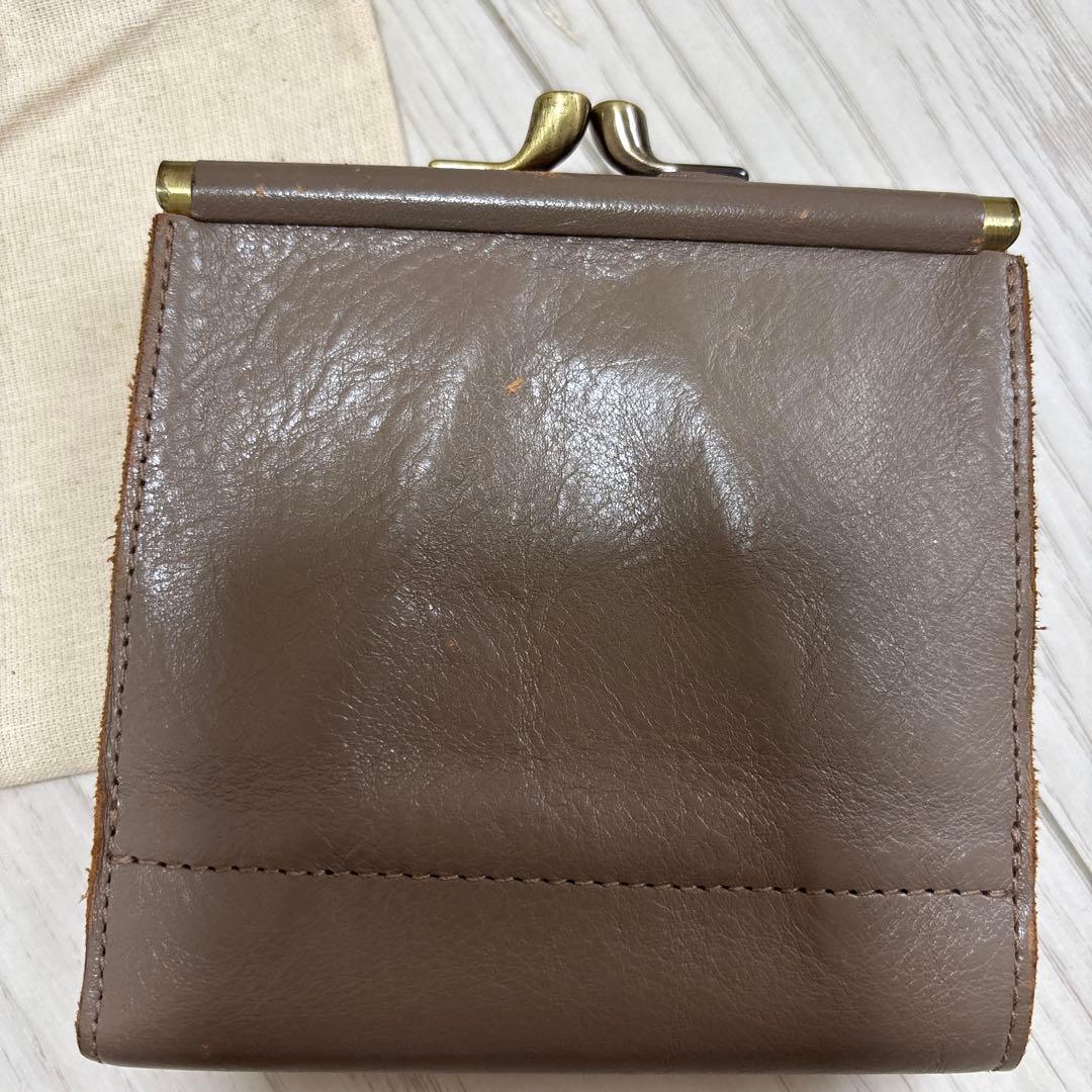 IL BISONTE 二つ折り財布 グレー