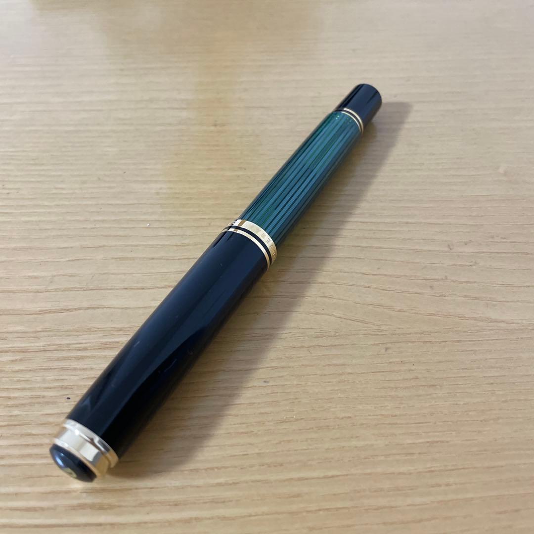 ペリカン　スーベレーン　万年筆&インクセット　18C-750F 【ネームあり】