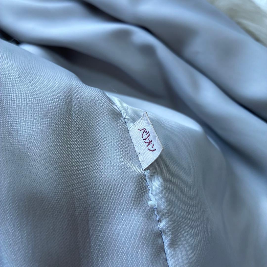 襟ボリューム◎ パリオン　毛皮　Lサイズ相当　リアルファー　ジャケット　大きめ