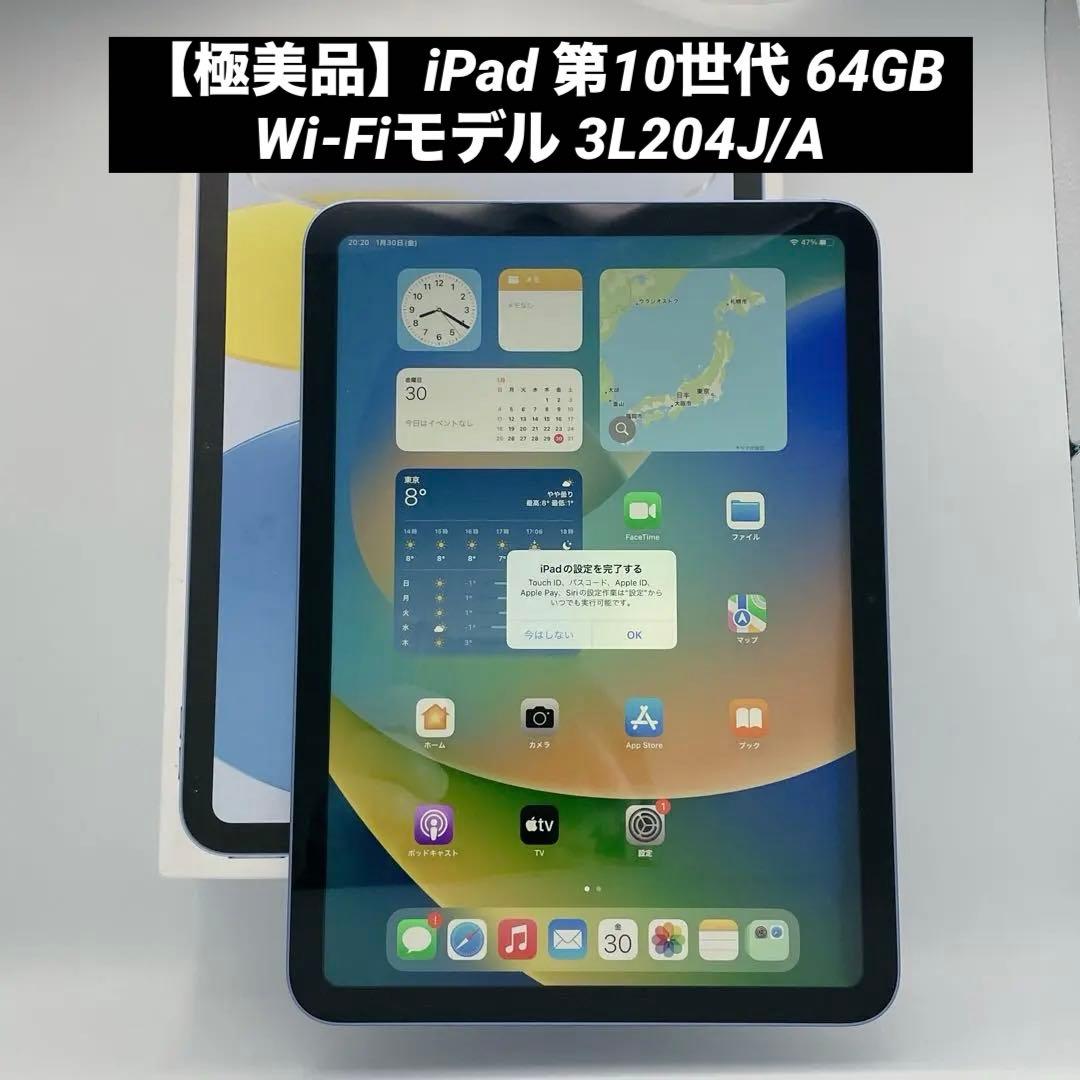 専用予約済み【極美品】iPad 第10世代 64GB Wi-Fiモデル 3L20