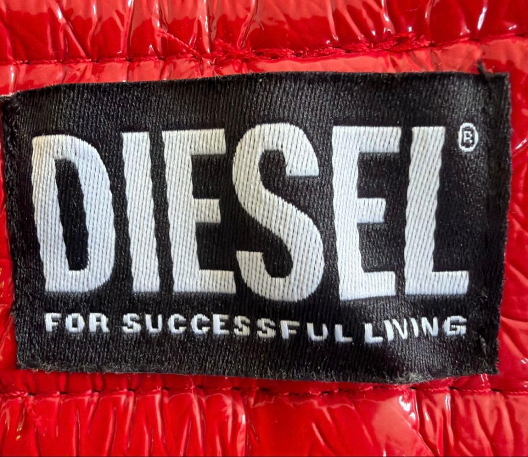 【新品】DIESEL ディーゼル P-ARCY フェイクレザー　 赤 26