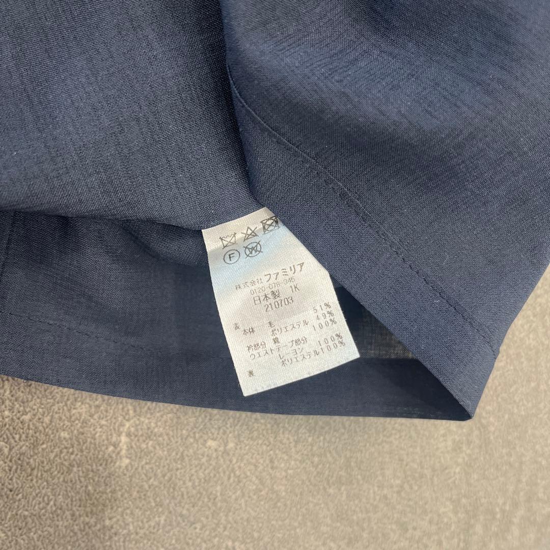 美品familiar お受験ワンピース 100cm