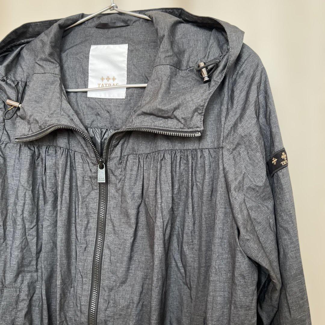 サイズ02 TATRAS フード付きジャケット ダークグレー