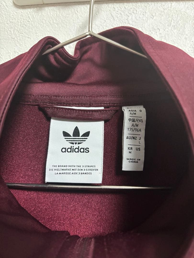 adidas トラックジャケット　ベッケンバウアー　マルーン