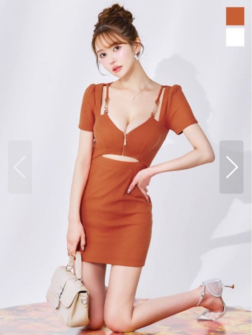 フロントジップタイトミニドレス/キャバドレス/JEWELS/ジュエルズ