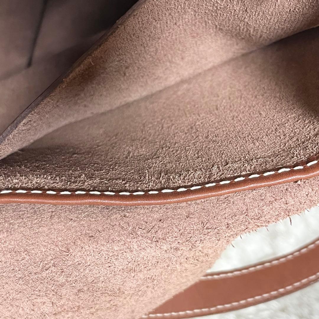 シャルルエシャルリュス　トートバッグ　レザー　ブラウン　肩掛け