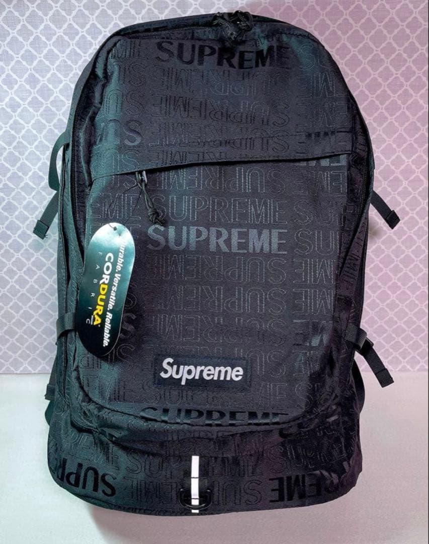 【新品✨️大人気】supreme シュプリーム バックパック リュック ブラック