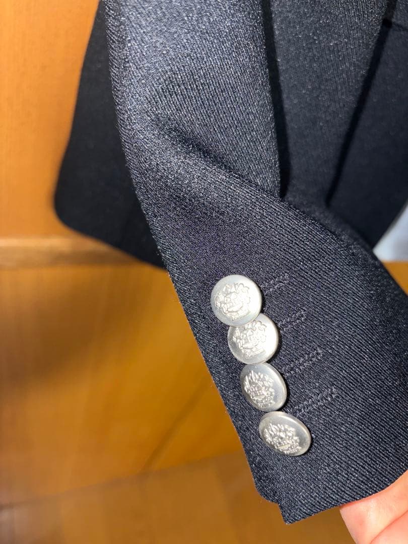 卒業式　男の子　ネイビー スーツ　160