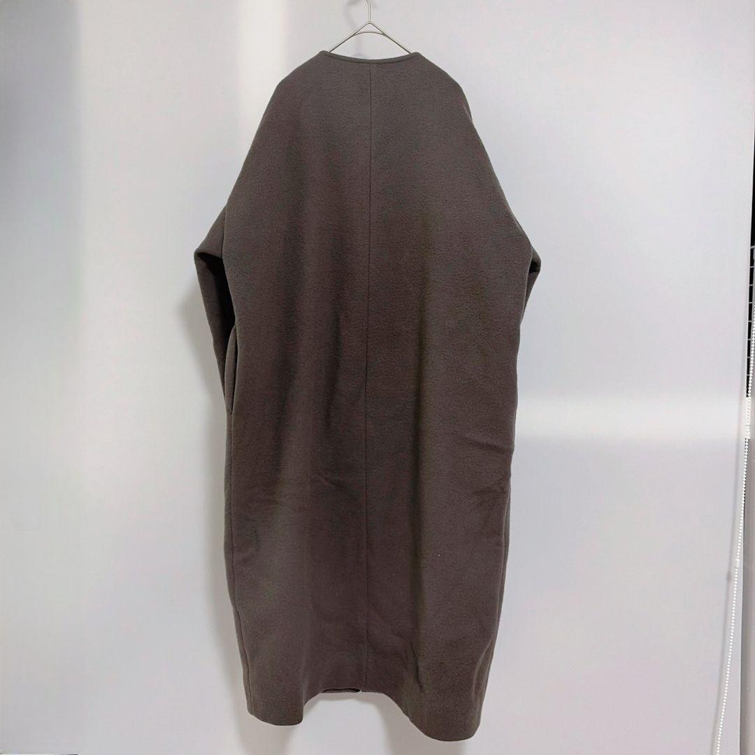 AP STUDIO ラムウール ノーカラーコート オーバーサイズ ロング