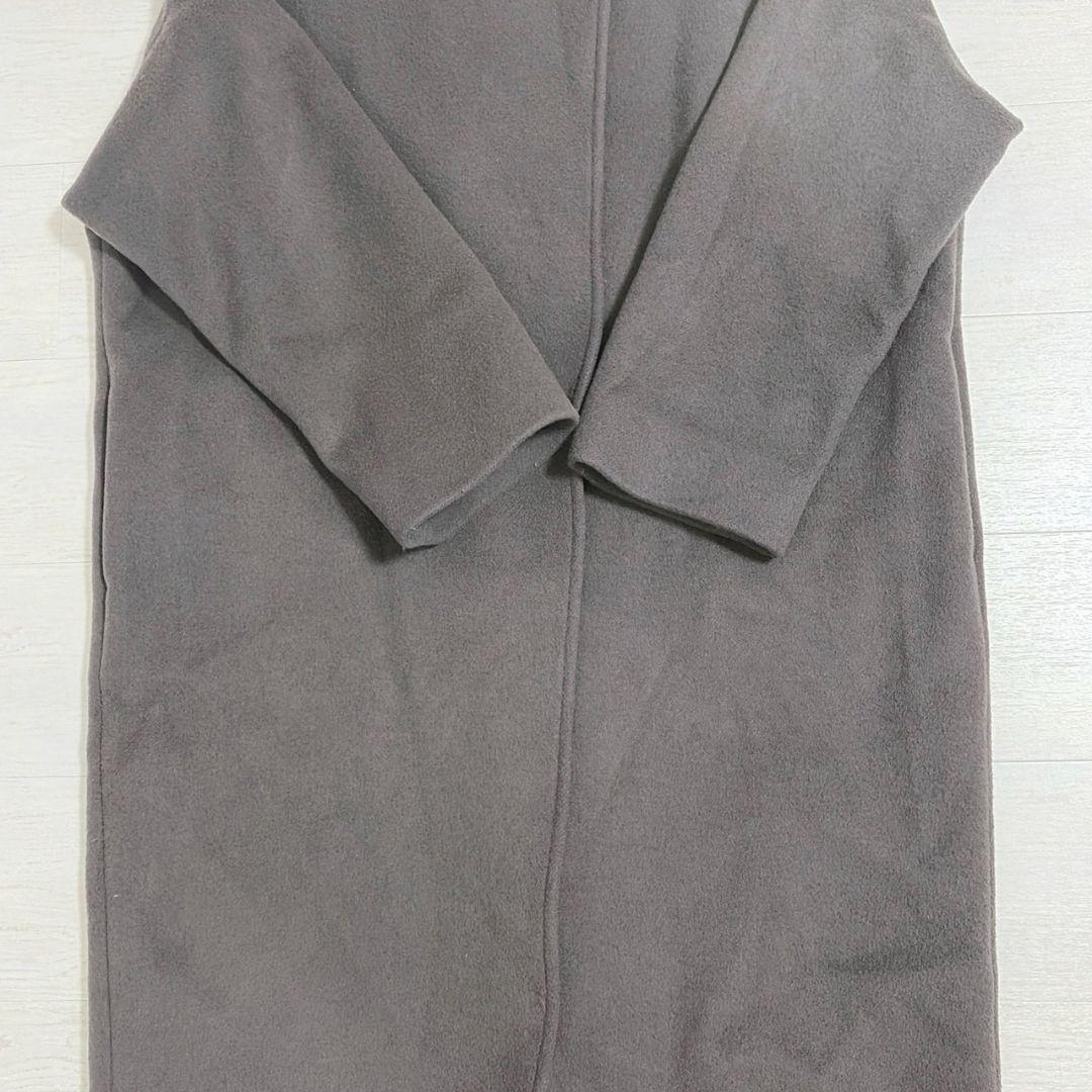 AP STUDIO ラムウール ノーカラーコート オーバーサイズ ロング