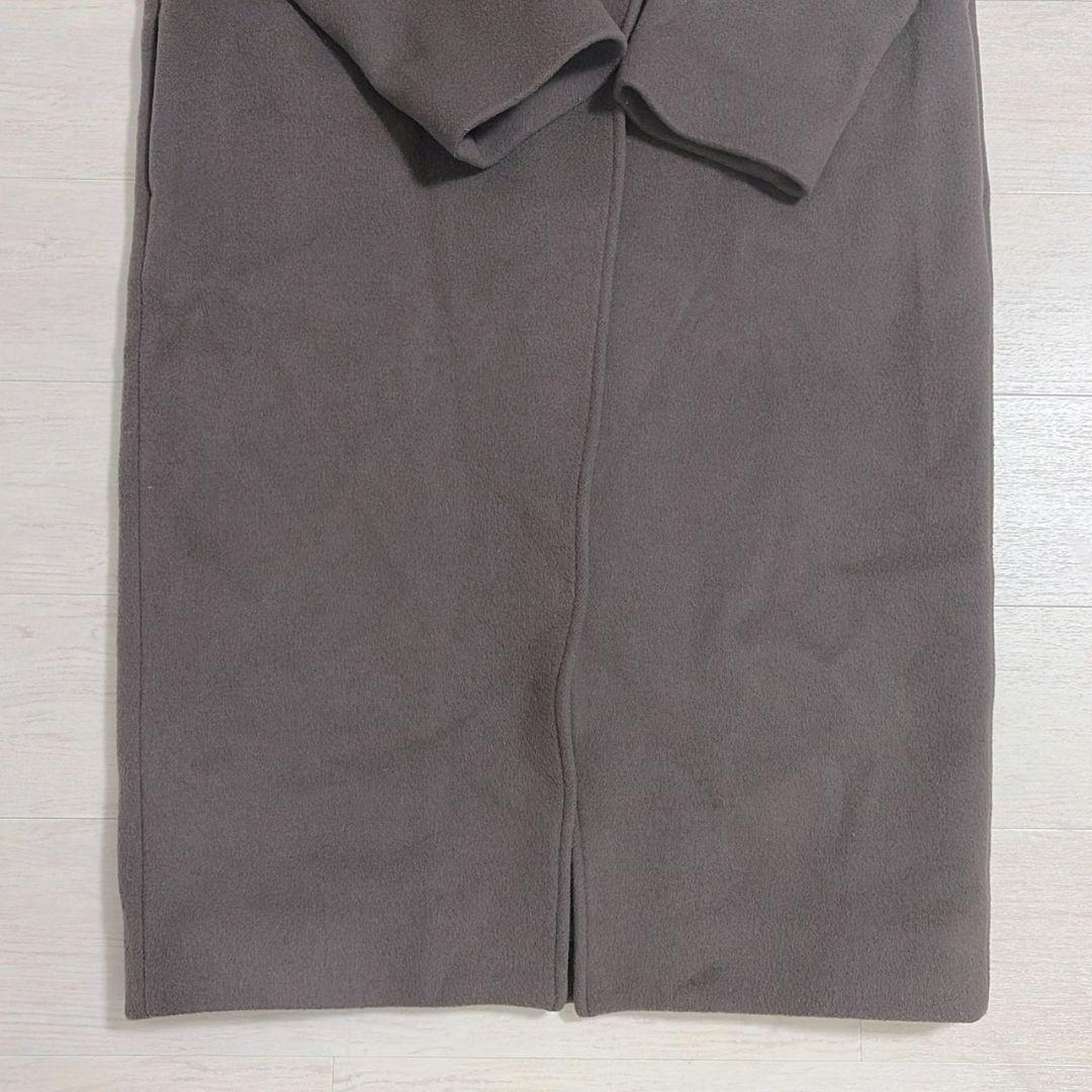 AP STUDIO ラムウール ノーカラーコート オーバーサイズ ロング