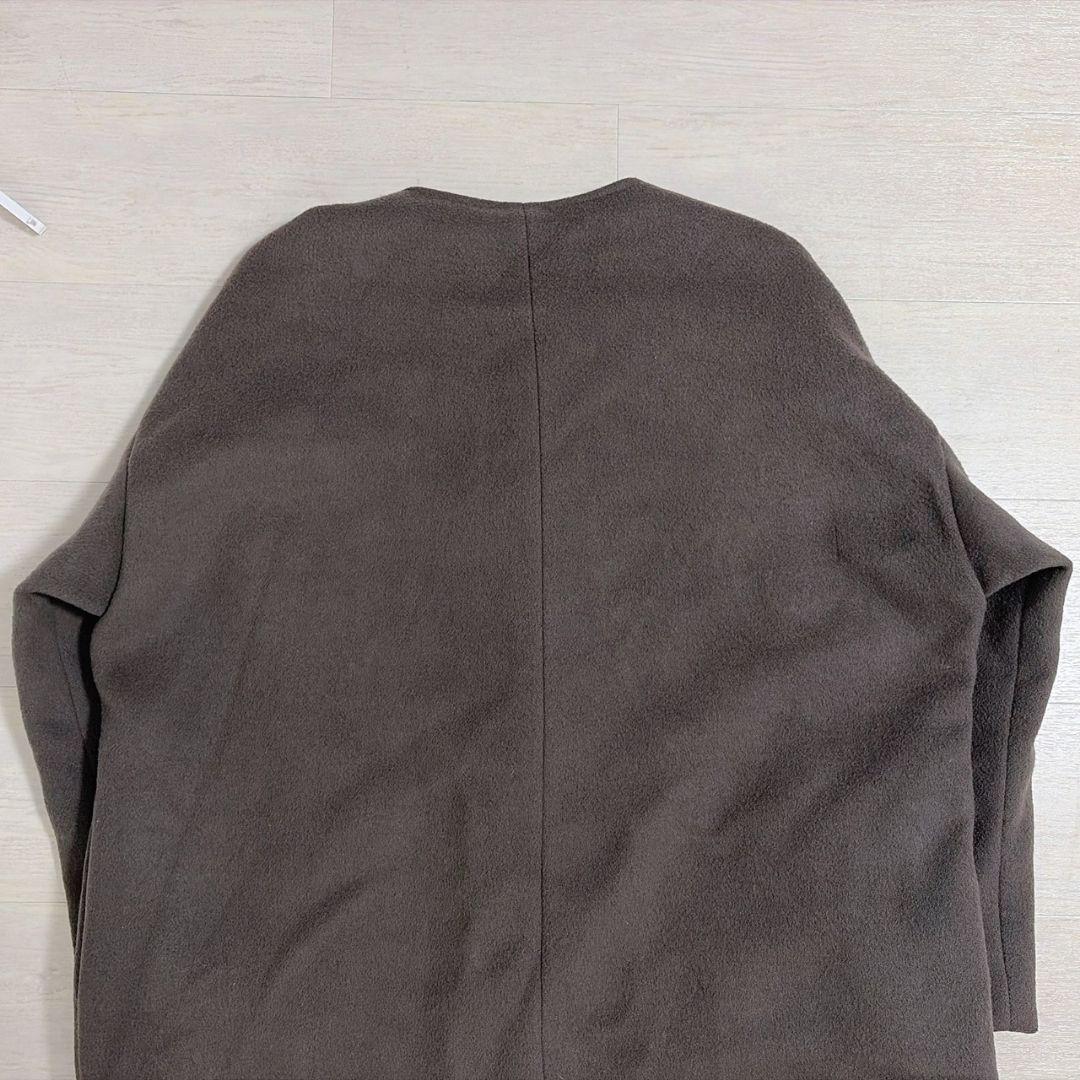 AP STUDIO ラムウール ノーカラーコート オーバーサイズ ロング