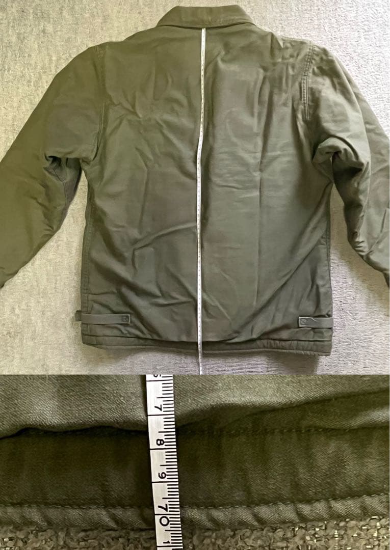 A-2 デッキジャケット　ステンシル入り　実物本物　ベルベルジン　遊歩道