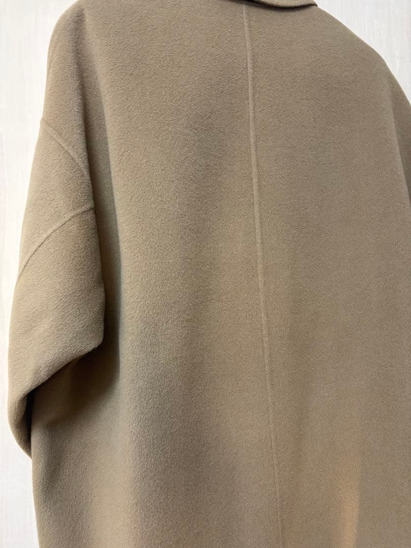Deuxieme Classe ウールアンゴラリバーコート　キャメル