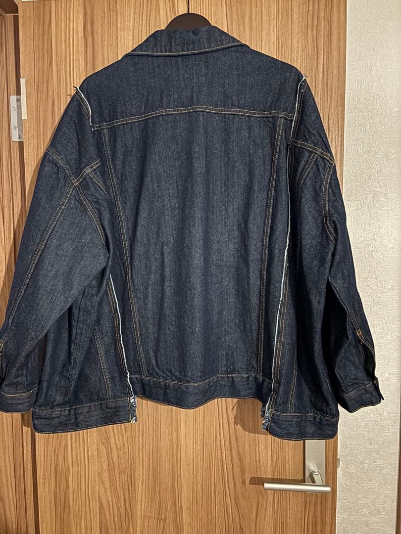 unisexオーバーシルエットデニムジャケット