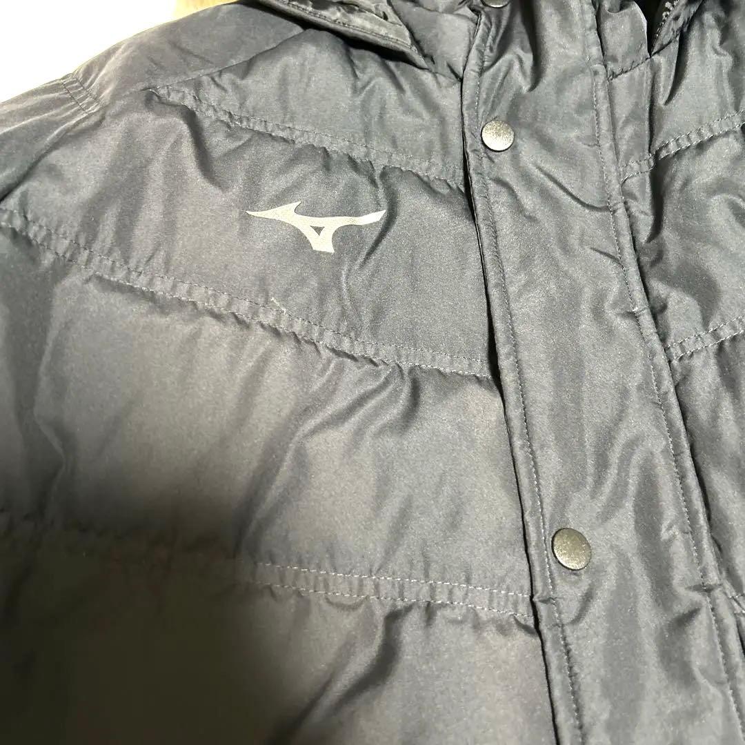 【MIZUNO ミズノ】ベンチコート（XL）ダウンコート　ロング　ブラック
