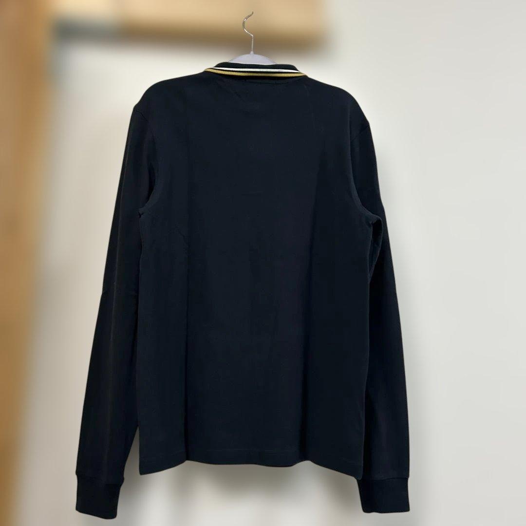 FRED PERRY ネイビー 長袖ポロシャツ