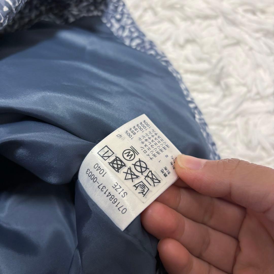 新品未使用 ZOY ブルゾン 総柄 ヒーター ゴルフウェア ジップ ハイネック