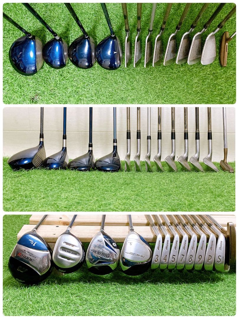 M4.バック未使用　ミズノ　初心者オススメ　ゴルフクラブ　メンズセット　13本