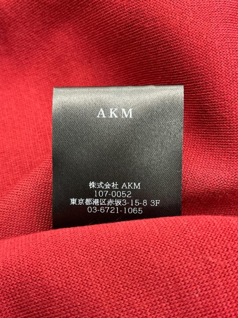 サイズXL【未使用】AKM ハンドステッチVネックカットソー 定価41800円