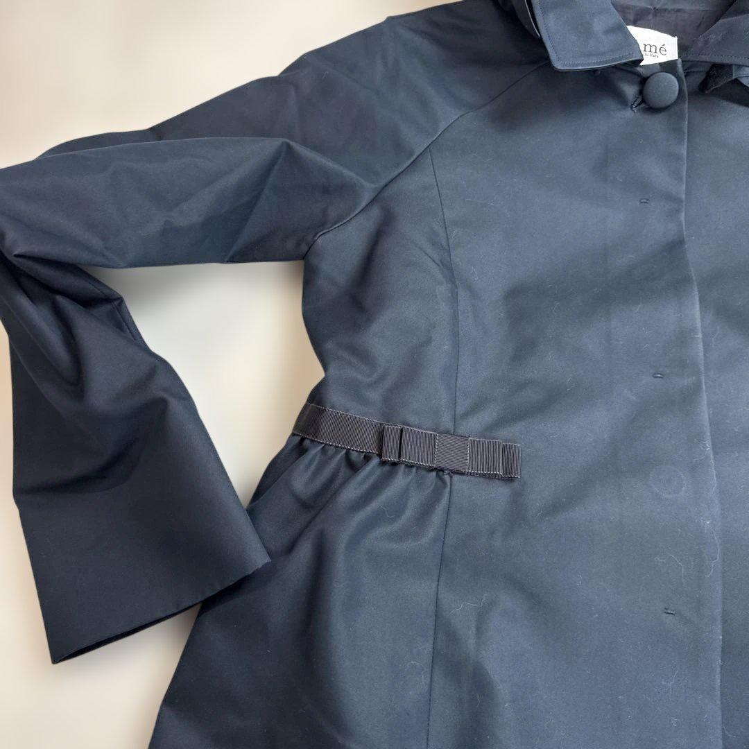 アメノチハレ　ロングコート　ネイビー　フリーサイズ　日本製