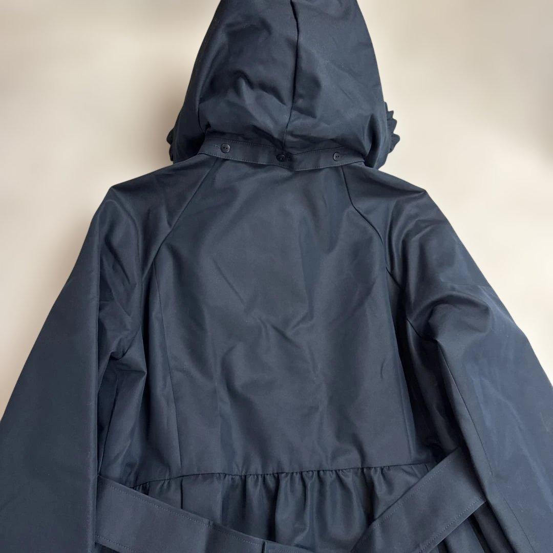 アメノチハレ　ロングコート　ネイビー　フリーサイズ　日本製