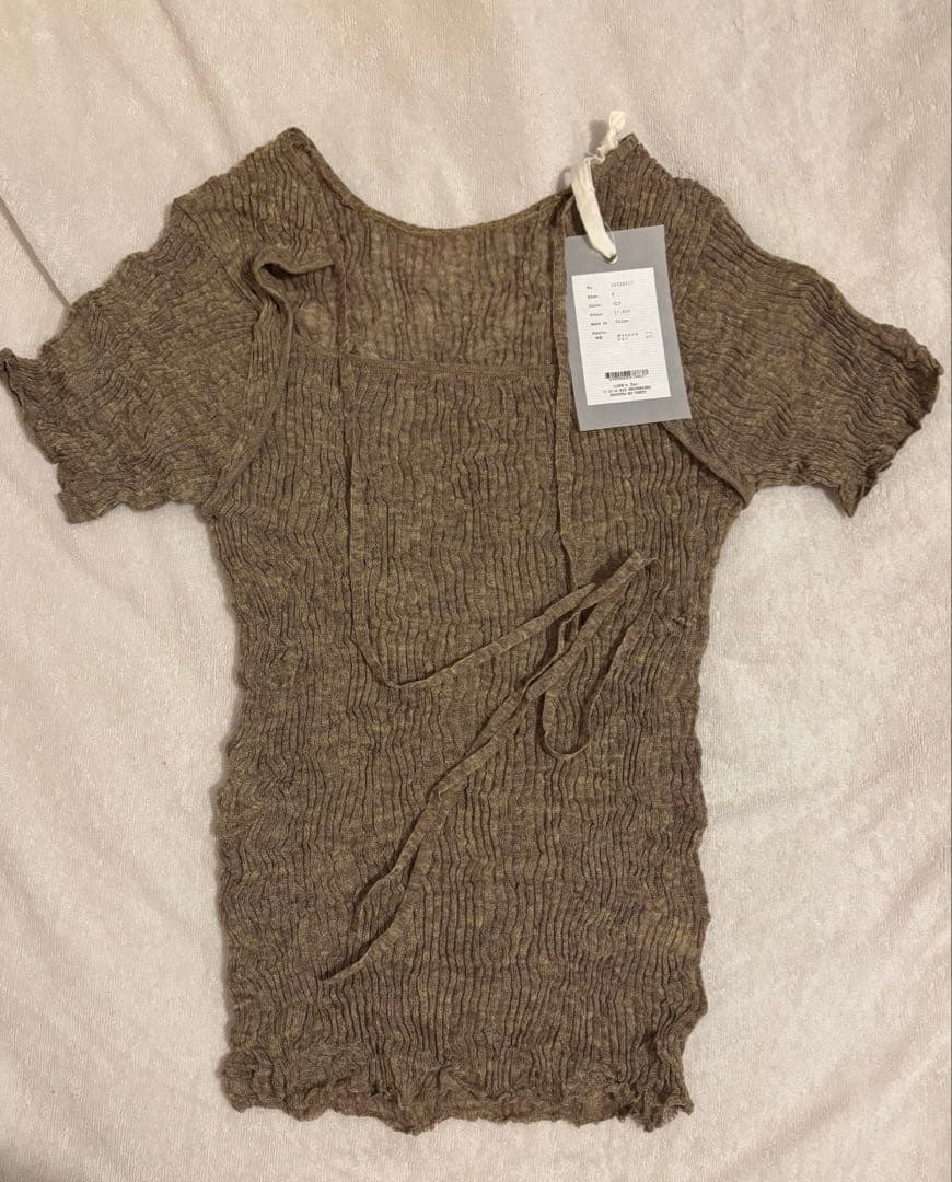 トップス life's todayful 2way Sheer Knittops